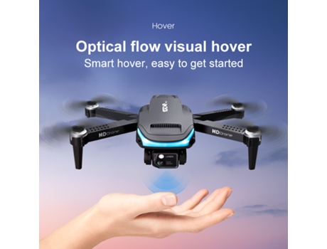 Dron de control remoto con cámara 4K HD (Modelo: Z888 - - Duración de la batería: 18 min - Gris) YIZHOOD