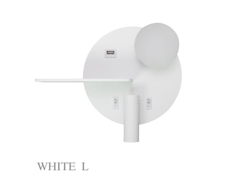 Bombilla LED izquierda blanca
