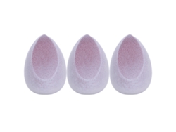 Set De 3 Esponjas De Maquillaje Focallure Húmeda Y Seca (morado)