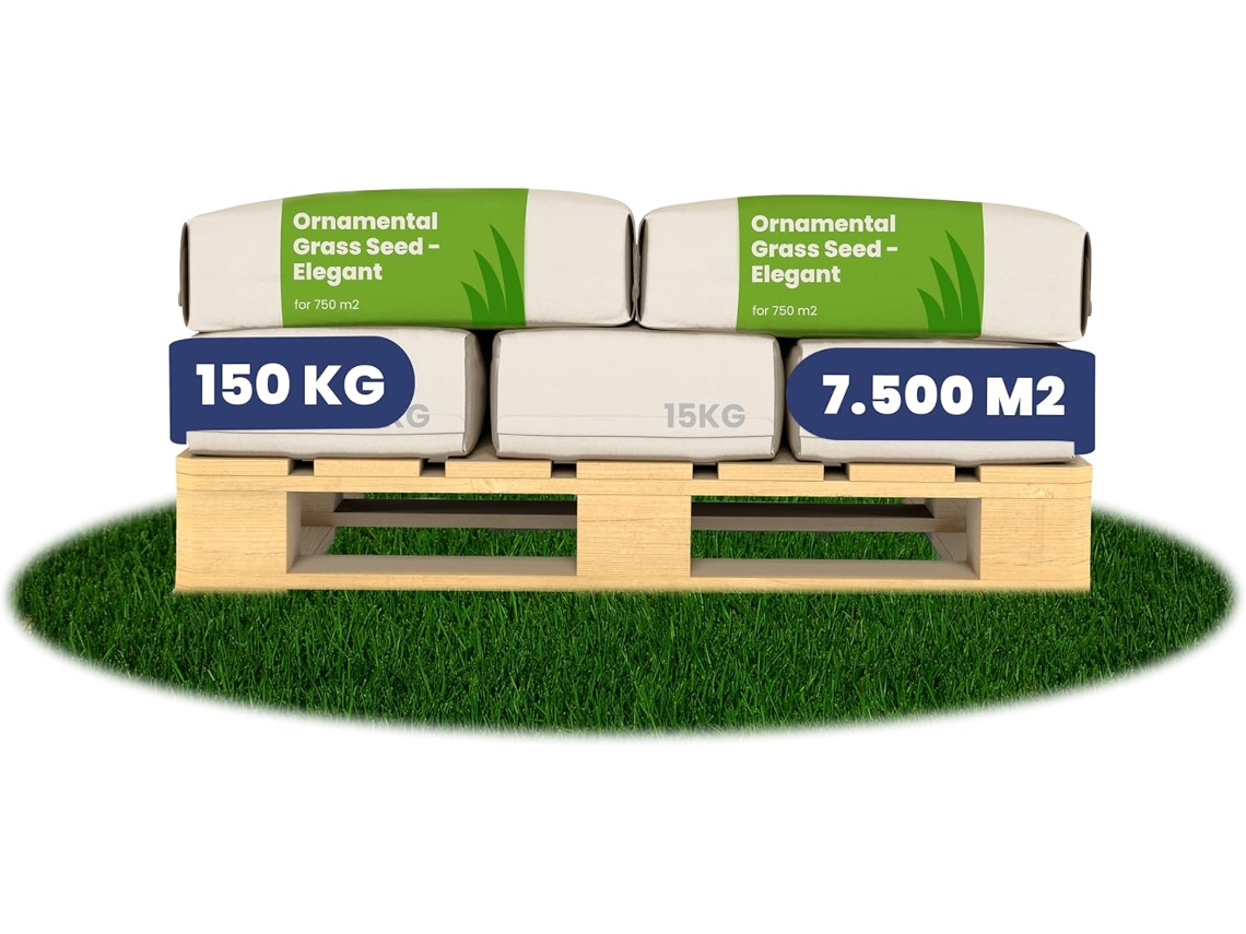 Semilla de Césped Ornamental Elegante 150 Kg para 7500 M2 ORGANIFER