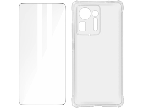 Kit Funda + Protector de Pantalla Xiaomi Mix 4 AVIZAR Cristal Templado (Transparente)