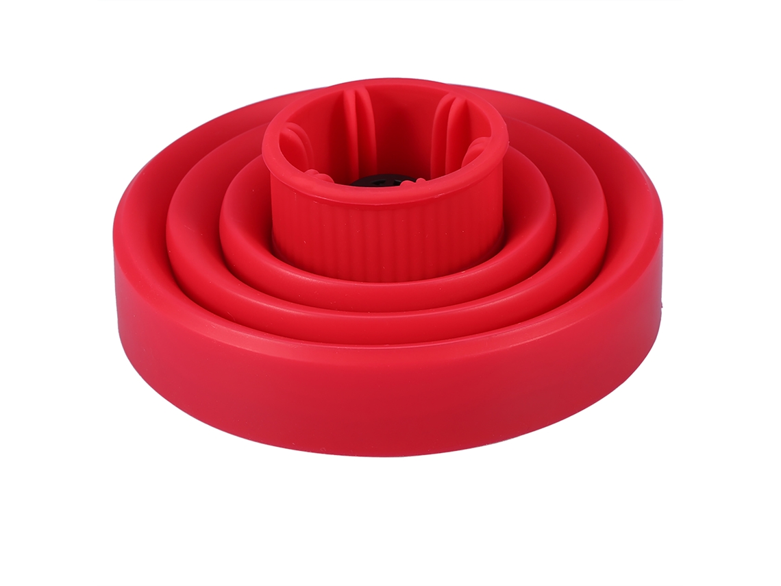 Soporte Difusor Plegable De Silicona Para Secador De Cabello Herramienta De Peinado Rojo