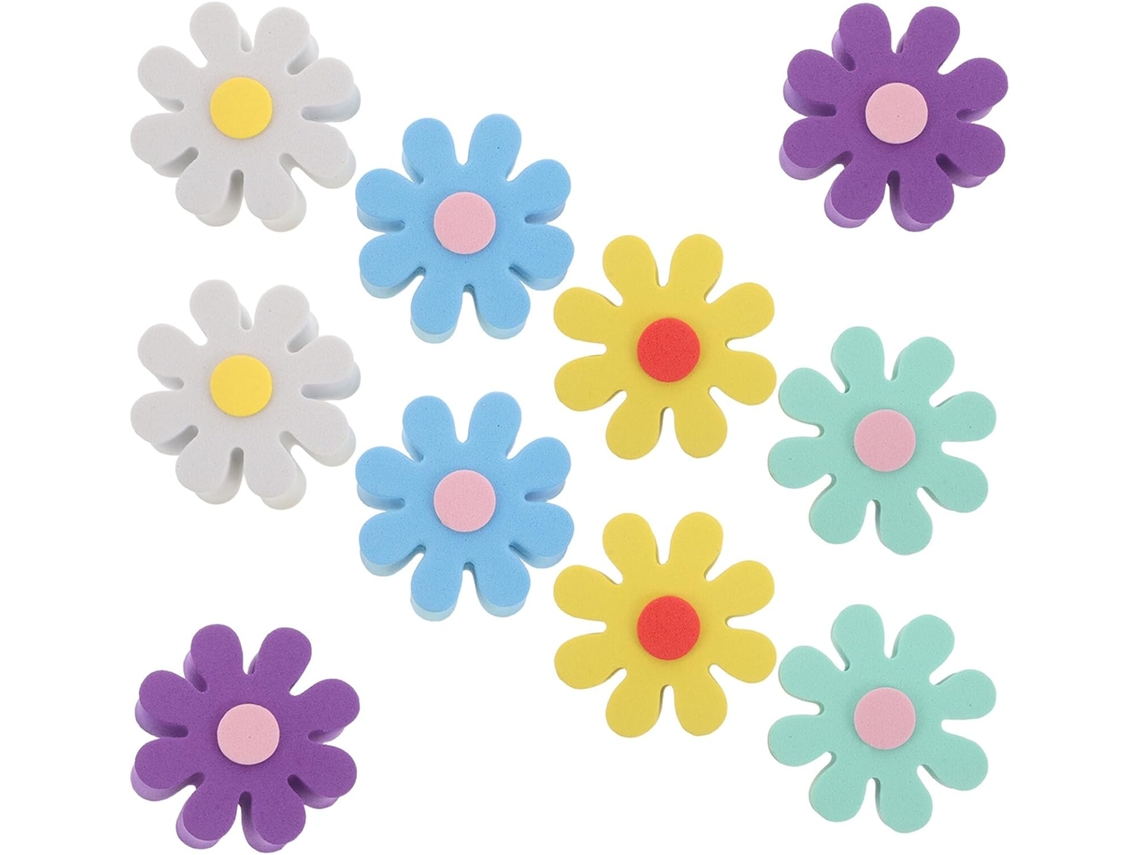 Juego De 10 Adornos Florales Para Antenas De Coche, Intermitentes De Aparcamiento Y Bolas De Techo.