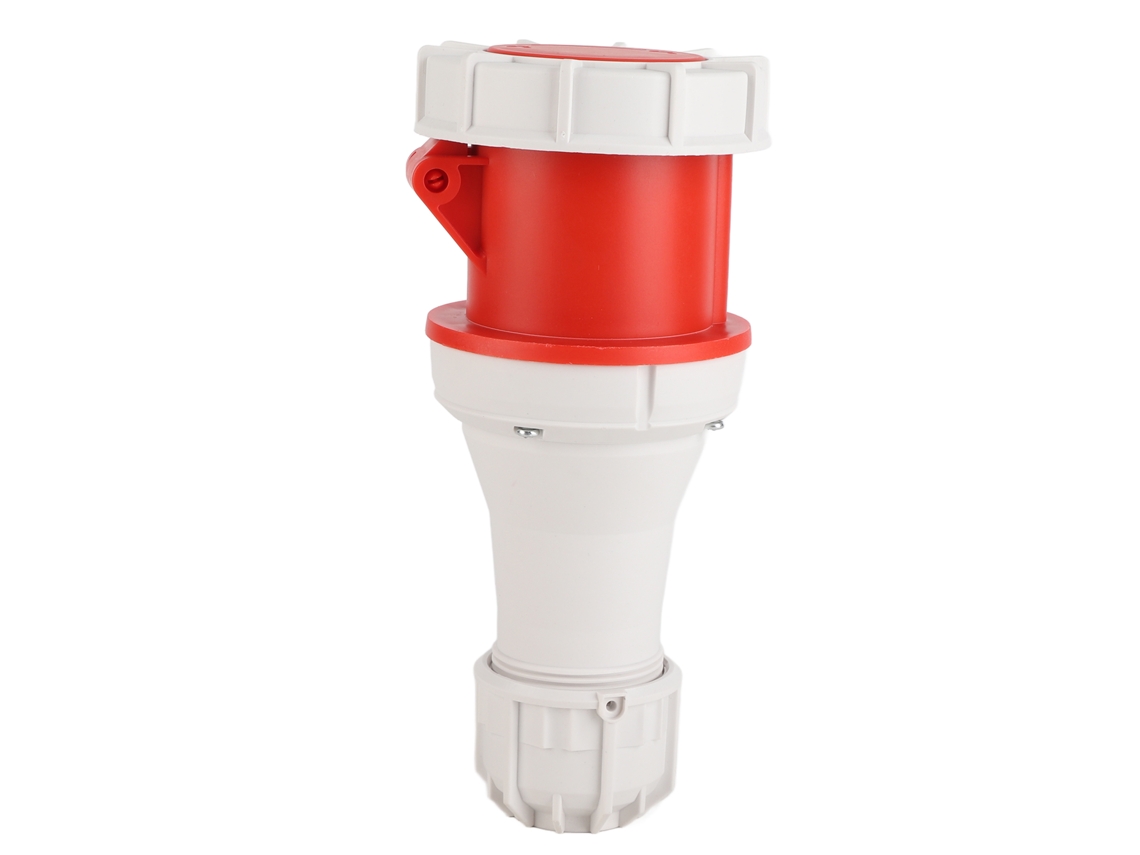 Conector De Aviación Industrial Estable Impermeable De 5 Pines Y 63a Para Cervecerías, Talleres, Campamentos, Rojo