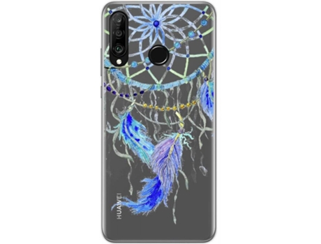 Carcasa Huawei P30 Lite TUMUNDOSMARTPHONE Plumas Multicolor