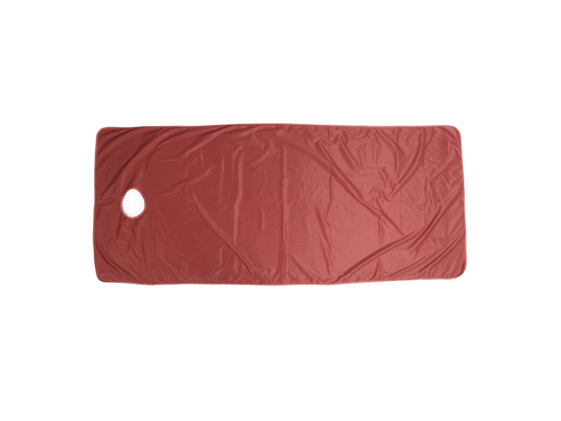 MEOIRUERY Sábana para Mesa de Masajes con Agujero Marrón Camel Spa y Salón de Belleza Cubierta Cálida y Gruesa de Felpa Corta