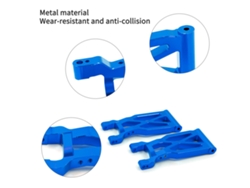 Brazo Oscilante Trasero De Metal Para Wltoys 1/10 104001 Coche Todo Terreno Repuesto 1858 Accesorios De Mejora