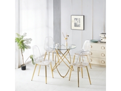 Juego De Comedor Con Mesa Para 1+4 Personas Y 4 Sillas.