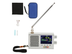Receptor de radio LCD de 2,4 pulgadas con altavoz estéreo de 5000 mAh