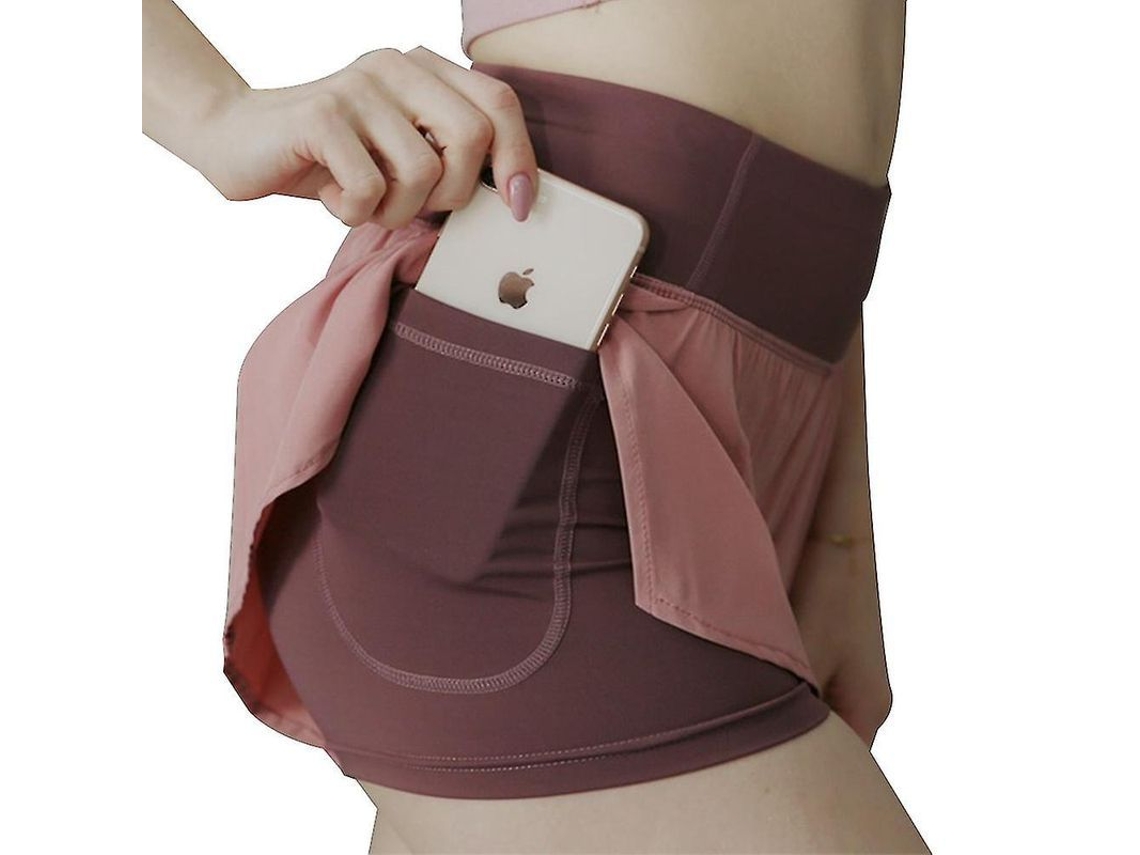 2026-pantalones Cortos Deportivos Para Mujer De Cintura Alta Con Bolsillos Y Forro Para Gimnasia Yoga Y Correr