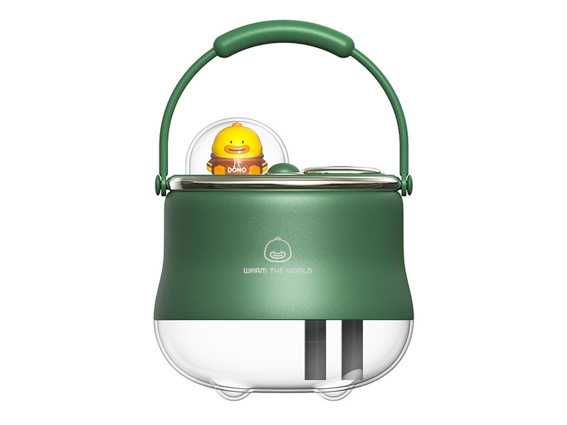 Humidificador de escritorio de 400 ml, pequeño y silencioso, con luz nocturna, 3 modos de pulverización y apagado automático para dormitorio, oficina y hogar.