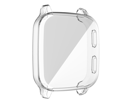 Funda protectora de galvanoplastia de TPU de cobertura total Garmin Venu Sq (transparente)