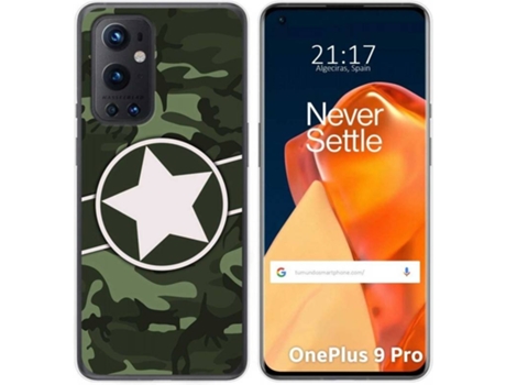 Carcasa OnePlus 9 Pro 5G TUMUNDOSMARTPHONE Camuflaje 01 Multicolor