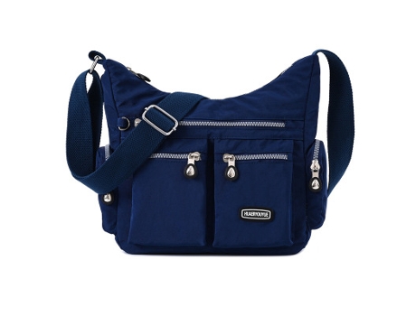 Bolsa de Hombro à Prova de Água de Mujer Bolsos De Tipo Bandolera Impermeables Múltiples Bolsillos Azul