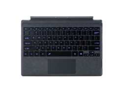Teclado magnético inalámbrico Bluetooth Yunzii negro para Surface Pro 8/9/10/11 de segunda generación (versión retroiluminada)