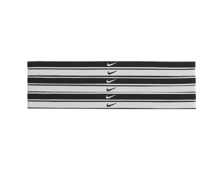 Paquete de 6 elásticos para el cabello NIKE Swoosh tipped TU