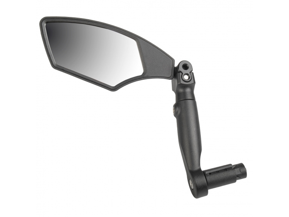 Espejo left Barend glass/fiberglass black/silver M-WAVE
