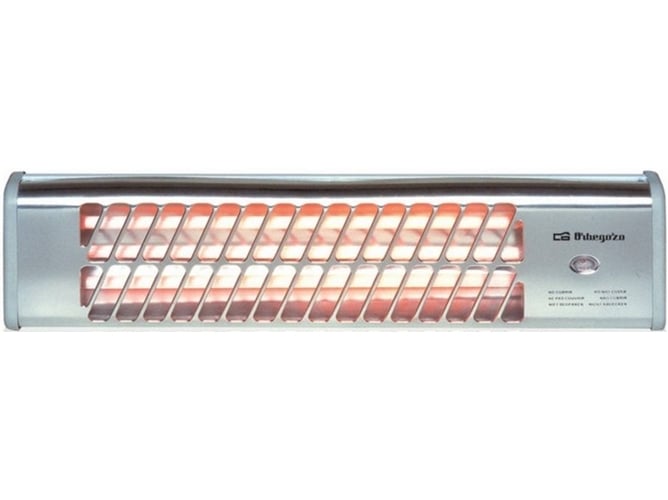 Estufa Cuarzo Orbegozo bb 5000 2 niveles 1200w barras de para baño potencia 60012 con mediante tirador calor pantalla orientable 1200 bb5000