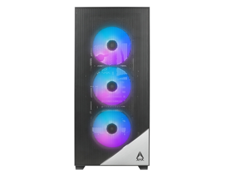 Caja PC AZZA Azza Csaz-480 Computer Case Midi Tower Negro