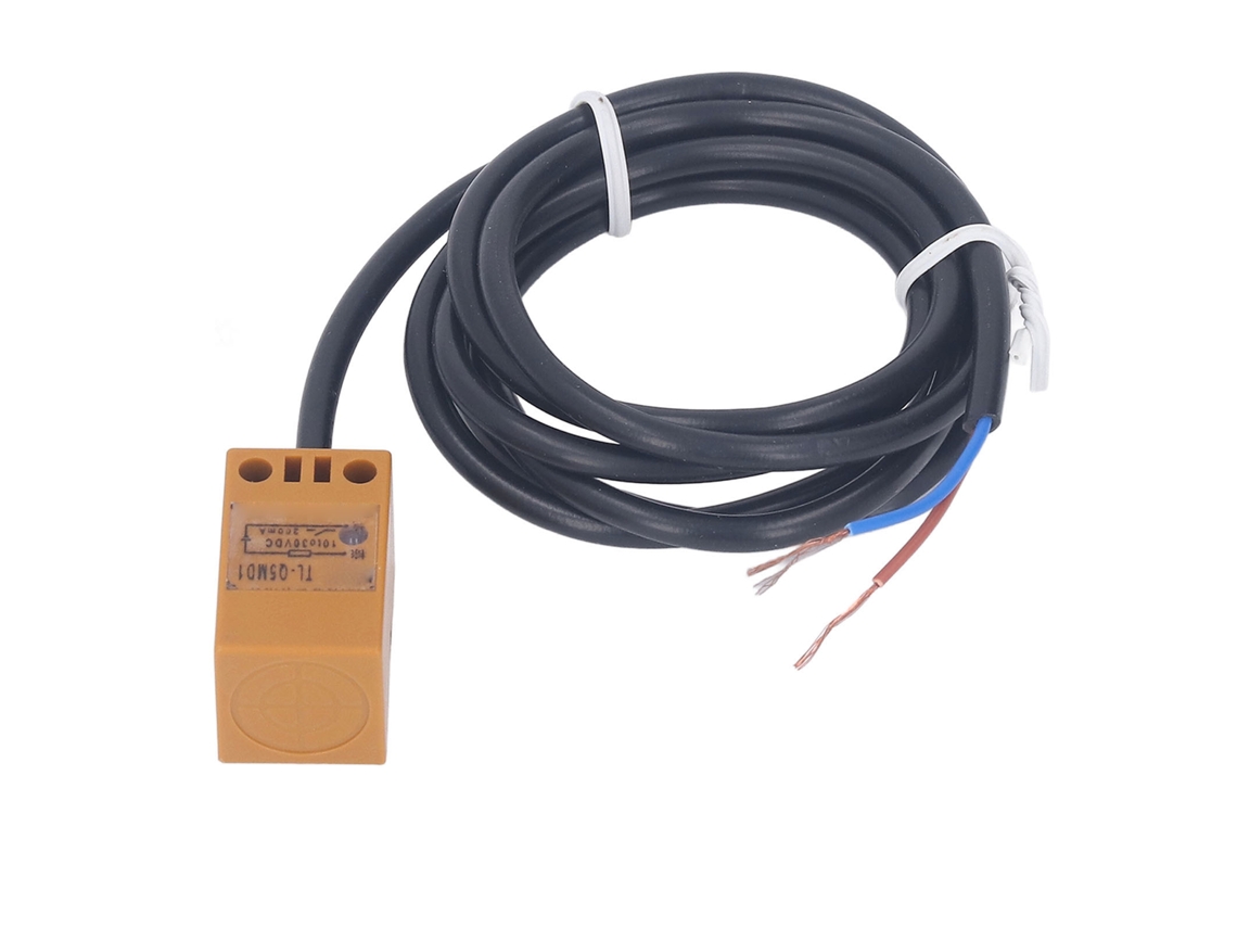 Sensor De Proximidad Inductivo 5mm Npn 2 Hilos Normalmente Abierto Cuadrado 10-30vdc