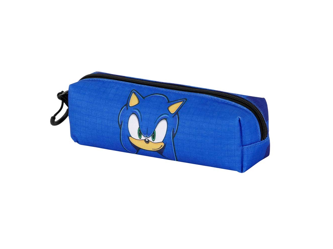Sonic The Hedgehog - SEGA Sight Estuche Portatodo Cuadrado FAN 2.2, Azul KARACTERMANIA