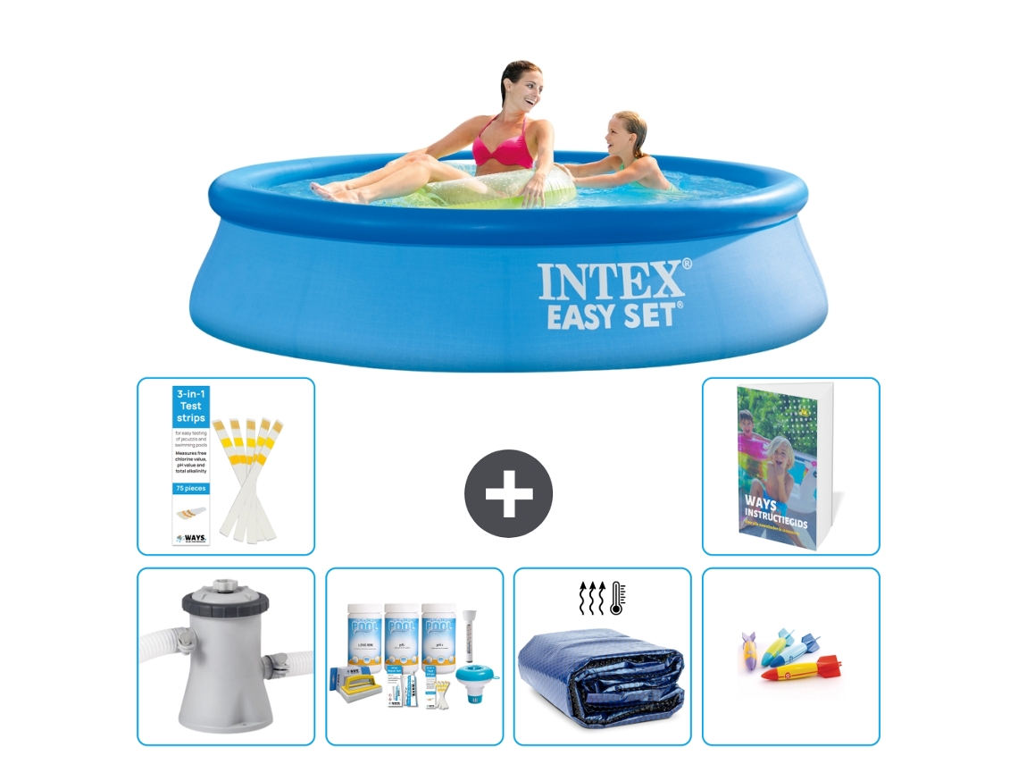 Intex Piscina Easy Set Redonda - 244x61 Cm - 7-peças S282