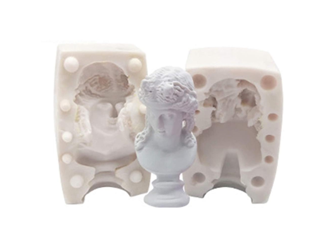 Molde De Silicona 3d Para Velas, Moldes De Cera Para Manualidades, Decoración De Pasteles, Regalo