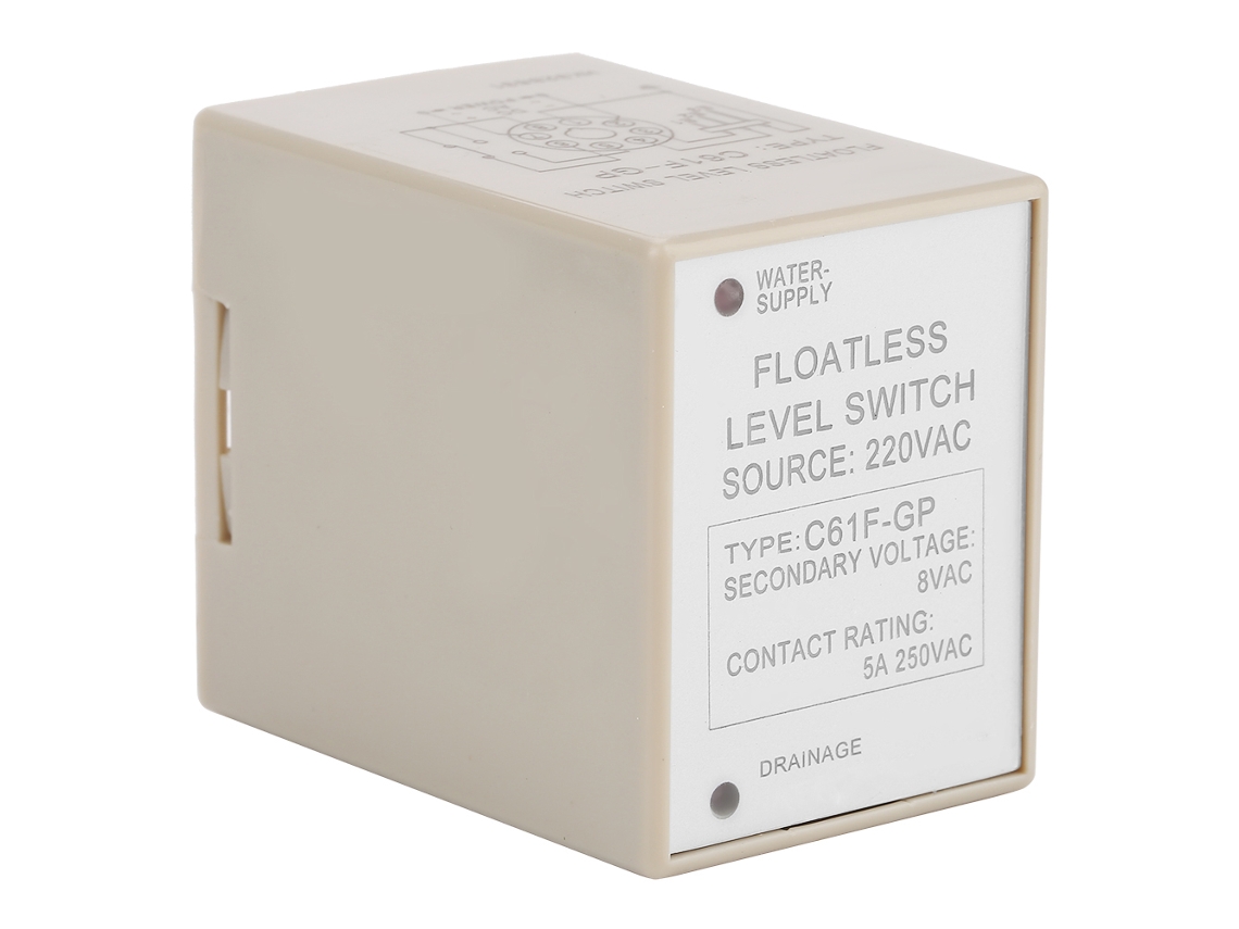 Controlador De Nivel De Líquido C61f-gp De 8 Pines Y 220 V Sin Flotador, Con Led