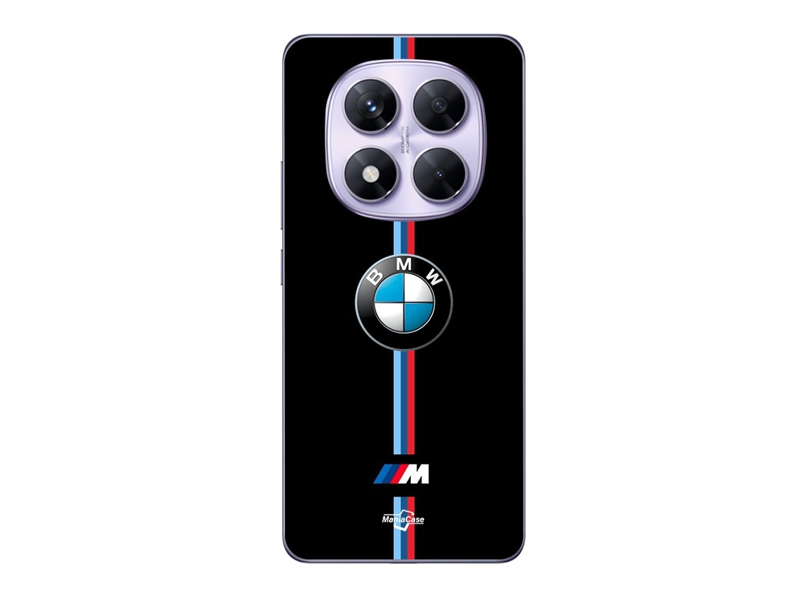 Funda Note Bmw Logo para Xiaomi Redmi Note 14 Pro 5G MANIACASE Negro
