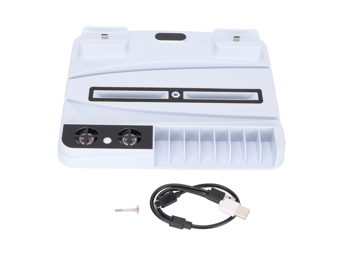 Base De Ventilador De Refrigeración Y Carga Para Controlador Ps5: Carga Rápida Y Refrigeración De Tres Velocidades