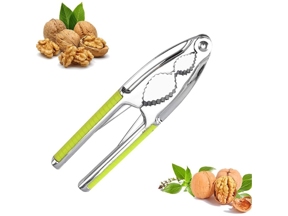 Cascanueces de aleación de zinc con mango ergonómico para nueces, almendras, castañas y otros frutos secos.