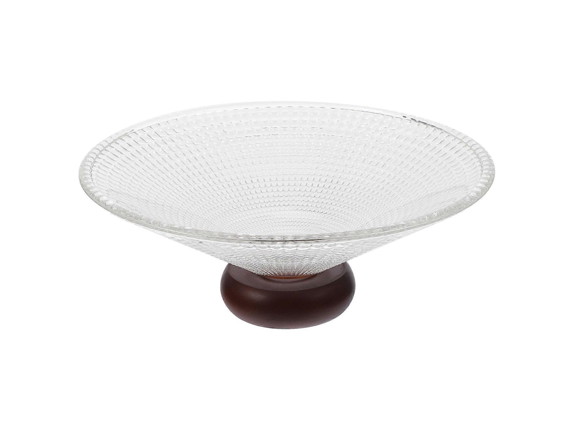 Cuenco Para Servir Frutas, Snacks, Plato De Postre, Cuenco De Ensalada Delicado, Recipiente Con Base De Madera Webake