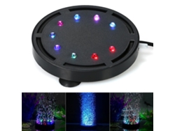 2026-luz De Burbujas Sumergible 12led Para Acuario, Burbujeador De Aire Con Piedra De Burbujas, Decoración Para Pez Y Tortuga