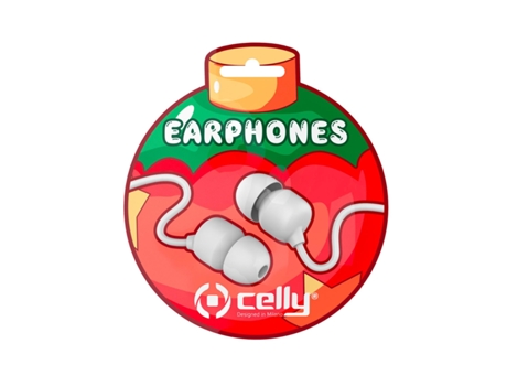 Auriculares Xmasearballwh Casco Alámbrico Dentro Oído CELLY Blanco