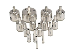 Set De 15 Brocas De Diamante Para Taladros, Brocas Huecas Para Vidrio, Cerámica Y Azulejos, Tamaños Variados 6-50mm
