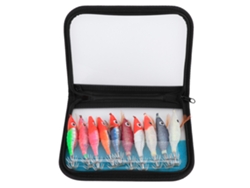 2026rebe-10pcs Cebo De Camarón Luminoso Simulado Con Aguja De Calamar Accesorio Artificial Para Pesca