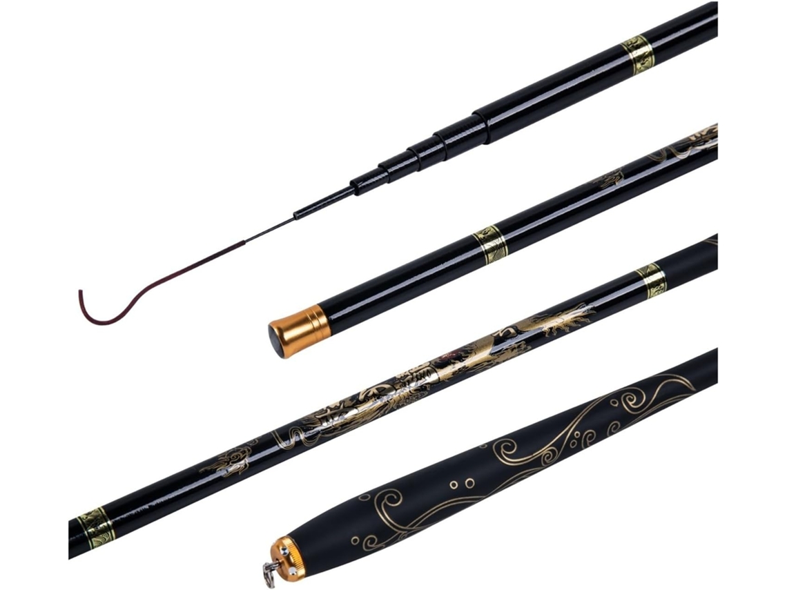 Caña De Pescar, Mini Pesca Mar, Pescar Telescópica Ultraligera Fibra Carbono, Accesorio Agua Dulce, Para Ca...
