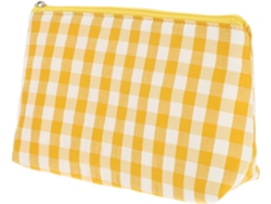 Neceser De Cosméticos De 3 Piezas Con Estampado De Tartán, Portátil, De Lona.