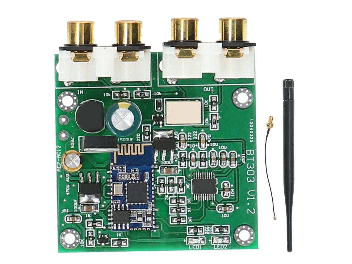 Módulo Convertidor Adaptador Bluetooth 5.0 Con Entrada Analógica Pcm5102a Ac6-12v/dc7-15v