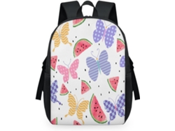 Mochila Tropicallife Para Niños Niñas Hombres Mujeres Estampado Mariposas Sandías Multiusos Mochila Escolar