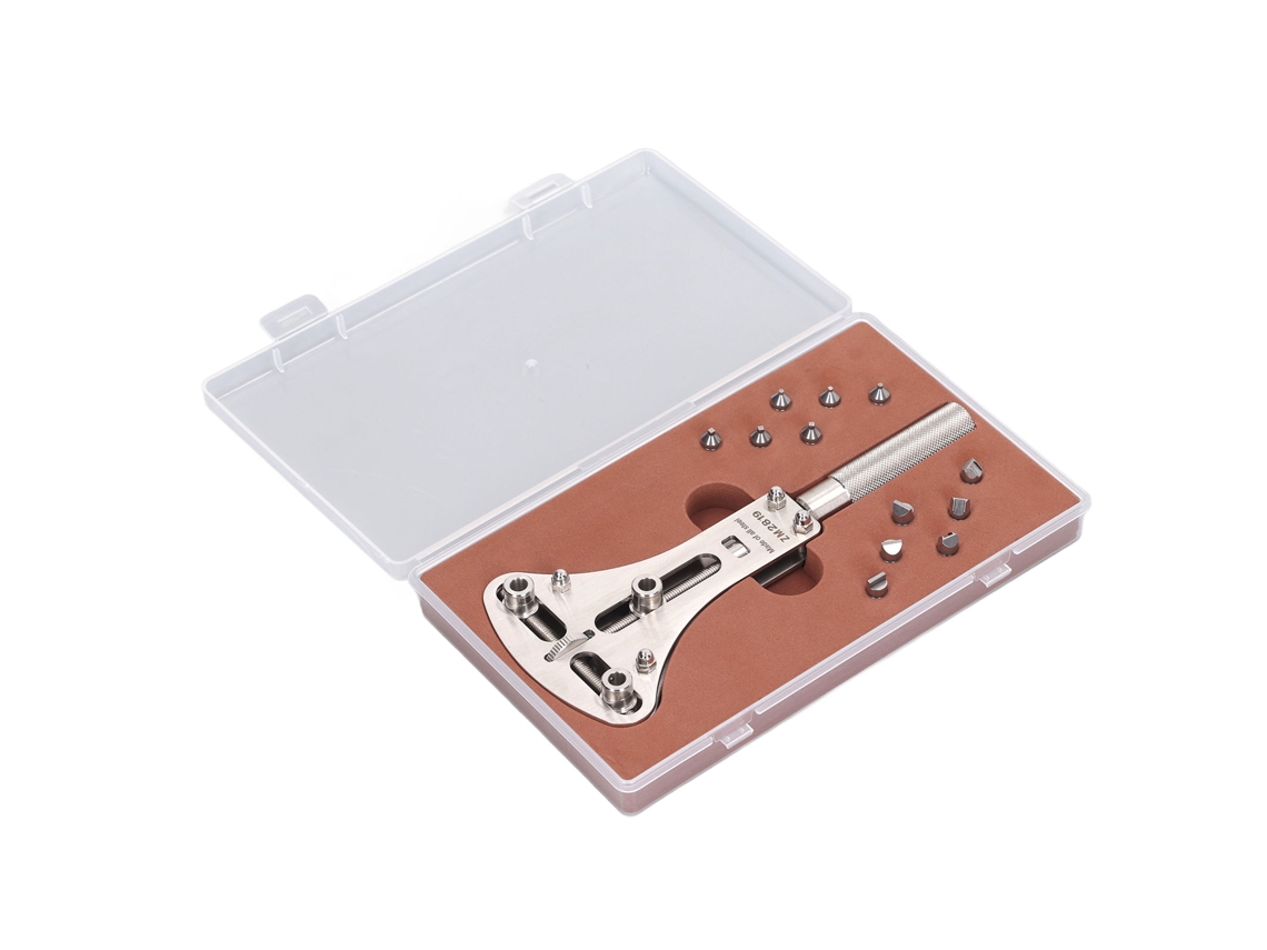 Herramienta De Reparación De Relojes De Acero Inoxidable Para Apertura De Tapa Trasera, Extracción De Tornillos De 3 Puntos, Batería, 17-53 Mm