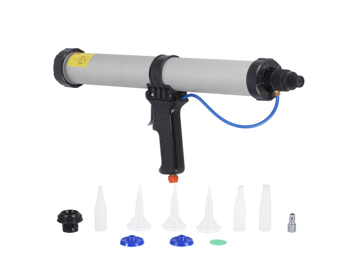 Pistola Aplicadora Neumática De Calafateo De Aleación De Aluminio De 600 Ml Para Barcos Y Contenedores.