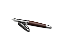 Bolígrafo exótico Hongdian, punta de precisión, acero con convertidor (0,38 mm/0,55 mm)