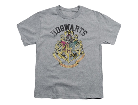 Camiseta ROCKINSTONE juvenil con el escudo de Hogwarts de Harry Potter (XXXL)