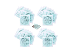 40 Filtros De Pelo Para Regadera Y Fregadero Captador De Cabello Desagüe Suelo Material No Tejido