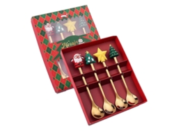 Set de regalo de Navidad, Cubiertos, Cuchara y Tenedor, Juego de Cubiertos D Nostalgia88