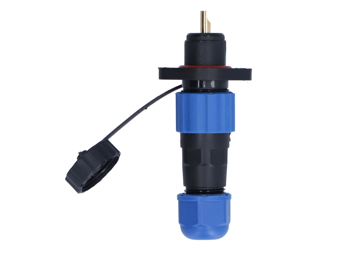 Conector De Alimentación Aérea Industrial Impermeable Ip68 Enchufe Tomacorriente Montaje De Brida Sp131 Pin 380v 25a