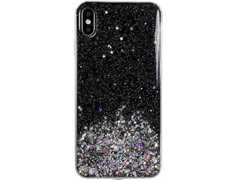 Funda Huawei P30 Lite WOZINSKY Star Glitter Shining Negro