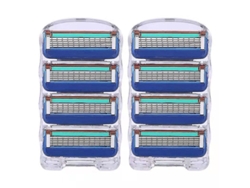 52 Cuchillas De Afeitar, 5 Capas, Compatibles Con Las Recortadoras Gillette Fusion Para Hombre.