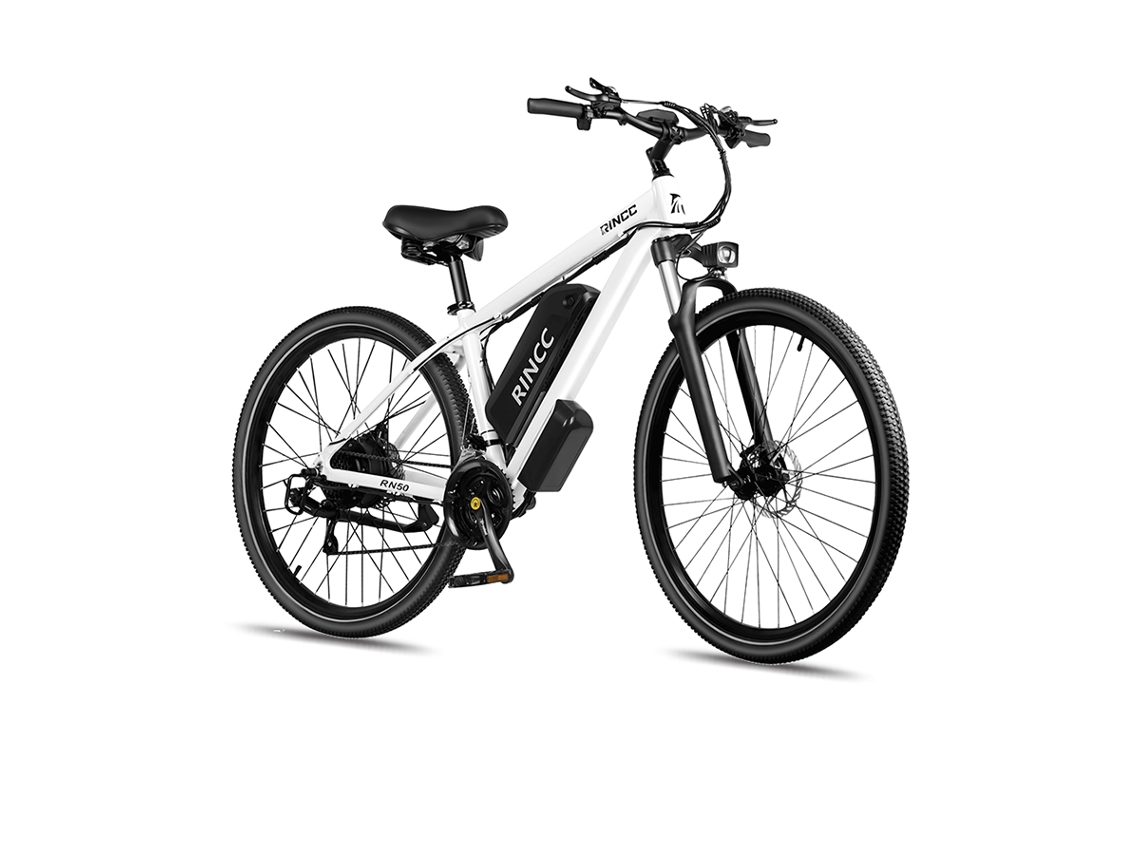 Bicicleta de montaña eléctrica Rincc RN50 de 29 pulgadas con motor de 750 W y batería de 48 V y 15 Ah.